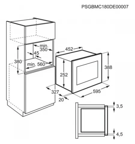 Встраиваемая микроволновая печь Electrolux LMS2203EMX Встраиваемая микроволновая печь Electrolux LMS2203EMX