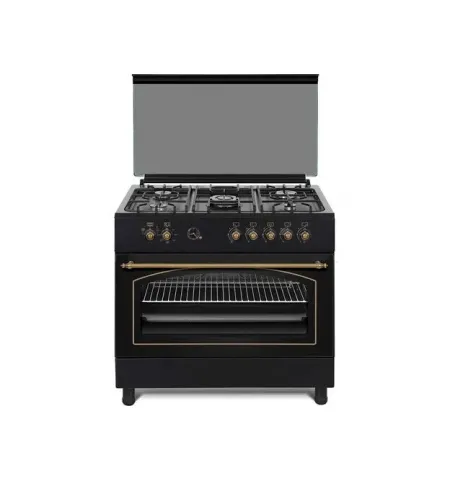Кухонная плита Zanetti Z9000 E Retro Black Premium