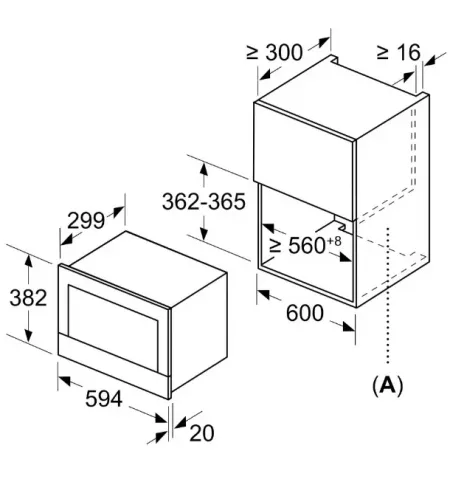 Встраиваемая микроволновая печь Bosch BFL634GS1 Встраиваемая микроволновая печь Bosch BFL634GS1