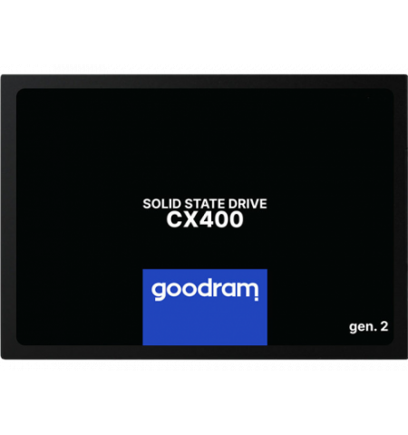 2.5" SSD 128GB  GOODRAM CX400 Gen.2, SATAIII, Read: 550 MB/s, Write: 480 MB/s,  3D NAND TLC  SSDPR-CX400-128-G2