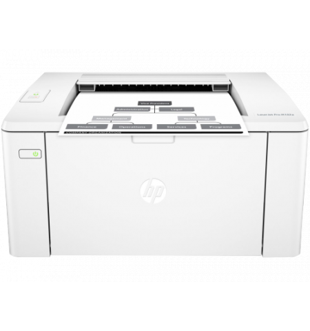 HP LaserJet Pro M102a printer A4, up to 22 ppm, 7.3s first page, 1200 dpi, 128MB, Up to 10000 pages/month, USB 2.0