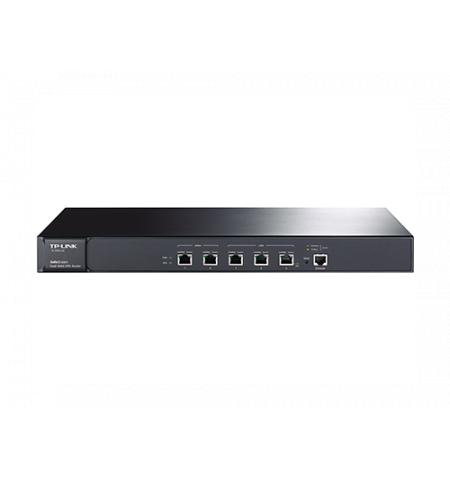 SafeStream™ Gigabit Dual-WAN VPN Router，2 Gigabit WAN ports+2 Gigabit LAN ports+1 Gigabit LAN/DMZ port, up to 100 IPsec VPN Tunnels, 32 PPTP VPN tunne