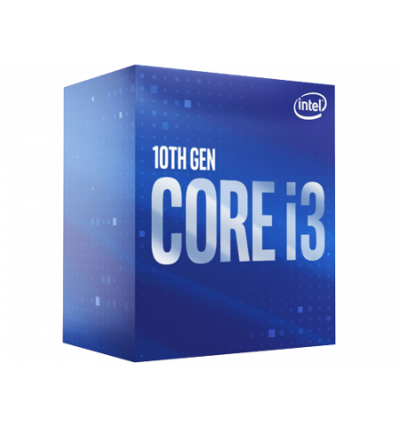 CPU Intel Core i3-10100, S1200, 3.6-4.3GHz (4C/8T), 6MB Cache, Intel UHD 630, 14nm 65W, Box  BX8070110100 99A00J