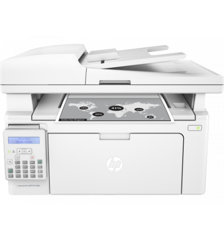 HP LaserJet Pro MFP M130fn Print/Copy/Scan, A4, up to 23ppm, 256MB, 2-line LCD, 600dpi, up to 10000 pages/monthly, HP ePrint, Hi-Speed USB 2.0, Fast E