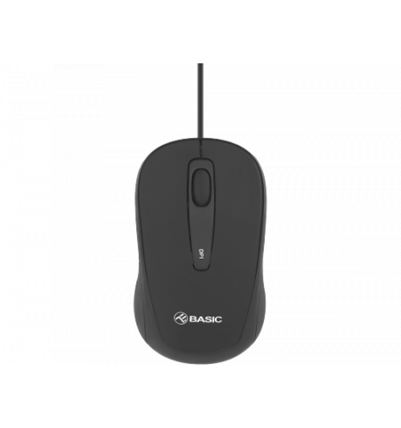 Mouse Basic Wired, USB, Tellur Black  TLL491011
