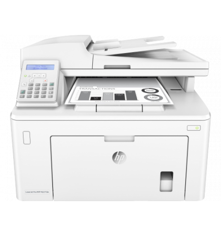 HP LaserJet Pro MFP M227fdn Print/Copy/Scan/Fax 28ppm, 256MB, up to 30000 monthly, 2 line screen, 1200dpi, Duplex, 35 sheets ADF,  Hi-Speed USB 2.0, F