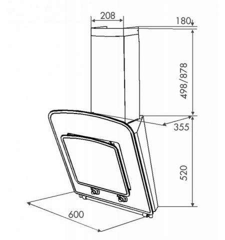 Вытяжка Tornado RETRO 1000 BL+RB, Black Вытяжка Tornado RETRO 1000 BL+RB, Black