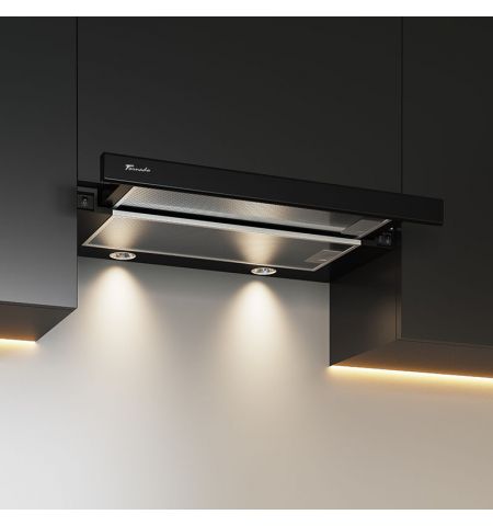 Вытяжка Tornado STORM 1200(60) LED BL, Black