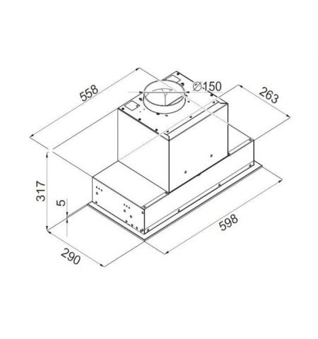 Вытяжка Tornado MODUL TOUCH FREE 1200(60) BL LED, Black Вытяжка Tornado MODUL TOUCH FREE 1200(60) BL LED, Black