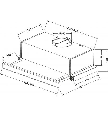 Вытяжка встраиваемая   STORM 700(50) WH LED  Tornado  Hota 50см,черный, турбомотор, 700куб/м.лампы LED=2*1,5Вт Вытяжка встраиваемая   STORM 700(50) WH LED  Tornado  Hota 50см,черный, турбомотор, 700куб/м.лампы LED=2*1,5Вт