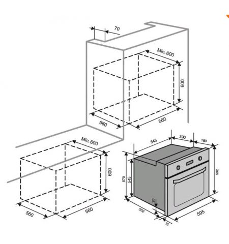Духовка электрическая Backer BIO65-785T FBL (Black) Духовка электрическая Backer BIO65-785T FBL (Black)