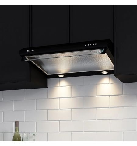 Вытяжка козырьковая Tornado BONA 20 (50) LED Black (560 м?/ч) Вытяжка козырьковая Tornado BONA 20 (50) LED Black (560 м?/ч)