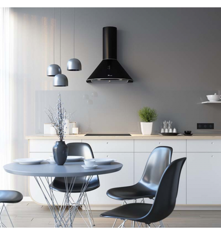 Вытяжка каминная Tornado Viola 750 (50) LED Black (750 м?/ч) Вытяжка каминная Tornado Viola 750 (50) LED Black (750 м?/ч)