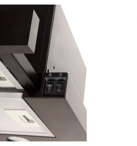 Вытяжка телескопическая Tornado SONDO H 700(60) FG BL Black/Glass (700 м?/ч)