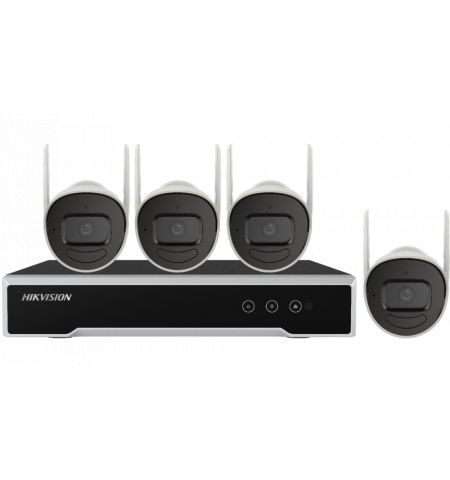 Kit NVR NK42W0H(D) + 4 Wi-Fi Cameras DS-2CV1021G1-IDW