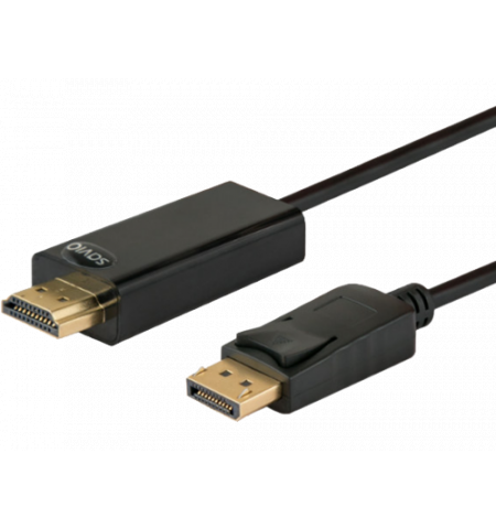 Cable DP M to HDMI M  1.5m  v1.4  FHD  SAVIO CL-56