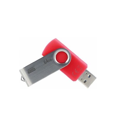 64Gb  USB3.0  GoodRAM UTS3 TWISTER Red UTS3-0640R0R11