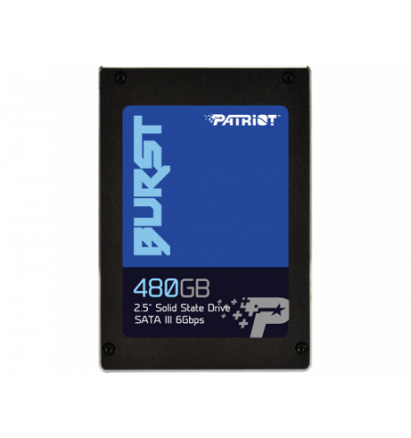 2.5" SSD 480GB  PATRIOT Burst, SATAIII, Read: 560 MB/s, Write: 540 MB/s  PBU480GS25SSDR