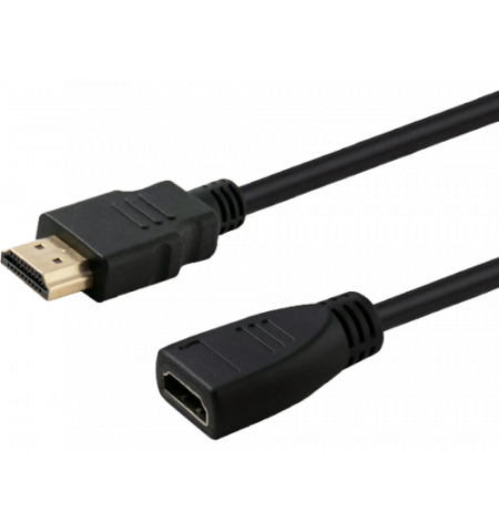 Cable HDMI M to HDMI F  1m  Savio  CL-132