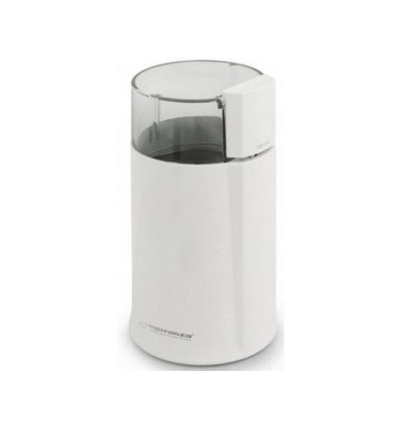 Coffee Grinder Esperanza ESPERSSO EKC001W White, Power 160W, bowl capacity 50g, stainless steal blade