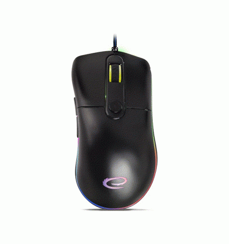 Mouse Esperanza SNIPER MX502, Gaming mouse, 3200dpi, optical sensor, RGB LED, USB braided cable