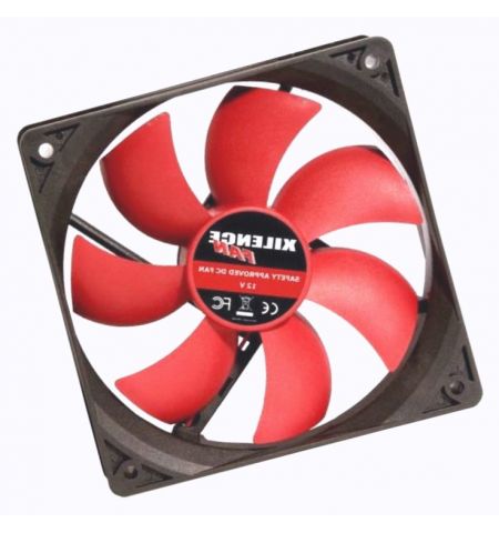 120mm Case Fan - XILENCE XPF120.R.PWM Fan, Performance C, 120x120x25mm, 1500rpm, <21dBa, 57.9CFM, hydro bearing, 4Pin with PWM,  Black/Red 120mm Case Fan - XILENCE XPF120.R.PWM Fan, Performance C, 120x120x25mm, 1500rpm, <21dBa, 57.9CFM, hydro bearing, 4Pin with PWM,  Black/Red