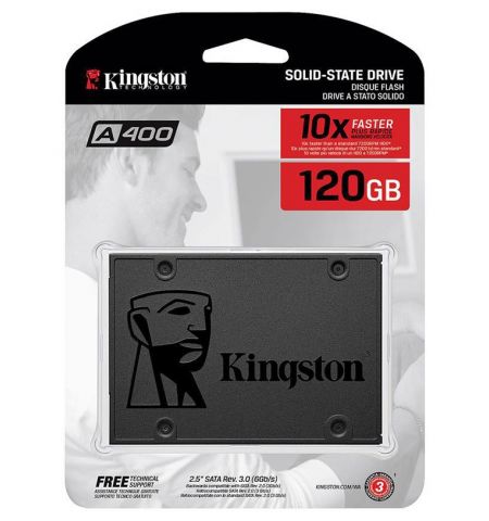 SSD 2.5" Kingston A400 120ГБ (SA400S37/120G) SSD 2.5" Kingston A400 120ГБ (SA400S37/120G)