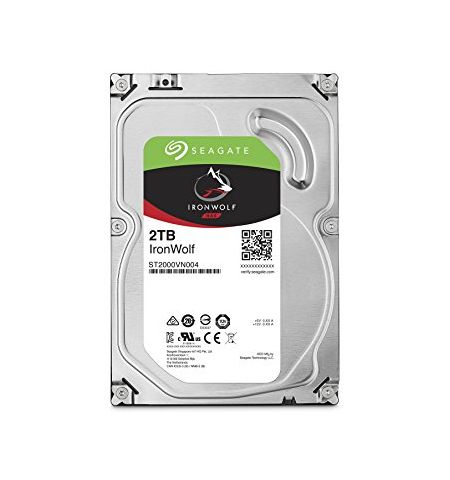 3.5" HDD 2.0TB  Seagate ST2000VN004  IronWolf™ NAS, 5900rpm, 64MB, SATAIII