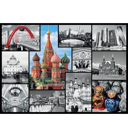 10380 Trefl Puzzles - "1000" - Moscow - collage / Trefl