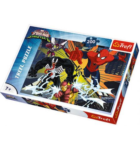 13205 Trefl Puzzles-"200" - The Clash/Disney Marvel Spiderman 13205 Trefl Puzzles-"200" - The Clash/Disney Marvel Spiderman