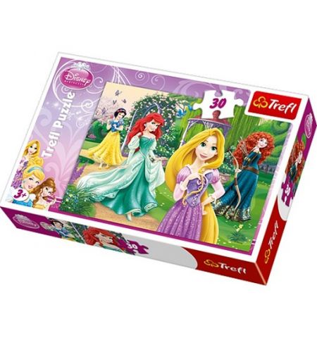 18205 Trefl Puzzles-"30" - Fairytale princesses / Disney Princess 18205 Trefl Puzzles-"30" - Fairytale princesses / Disney Princess