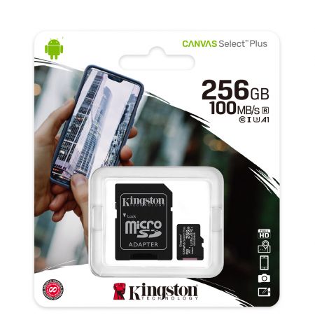 Карта памяти Kingston Canvas Select Plus microSD 256GB Карта памяти Kingston Canvas Select Plus microSD 256GB
