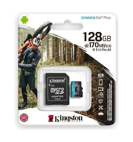 Карта памяти Kingston Canvas Go! Plus microSD 128GB Карта памяти Kingston Canvas Go! Plus microSD 128GB