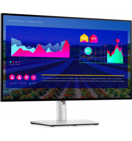 27.0" DELL IPS LED U2722D UltraSharp Borderless Silver (5ms, 1000:1,