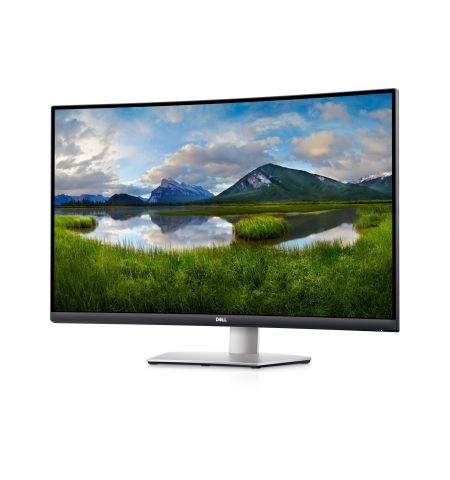 31.5" Monitor DELL S3221QS / Curved  / 4ms / 4K / Black/Silver