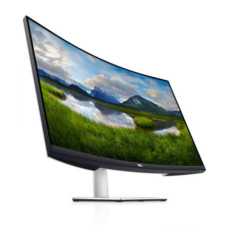 31.5" Monitor DELL S3221QS / Curved  / 4ms / 4K / Black/Silver