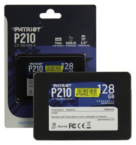 2,5" SSD Patriot P210 128GB 2,5" SSD Patriot P210 128GB