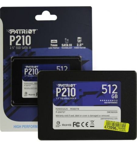 2,5" SSD Patriot P210 512GB 2,5" SSD Patriot P210 512GB