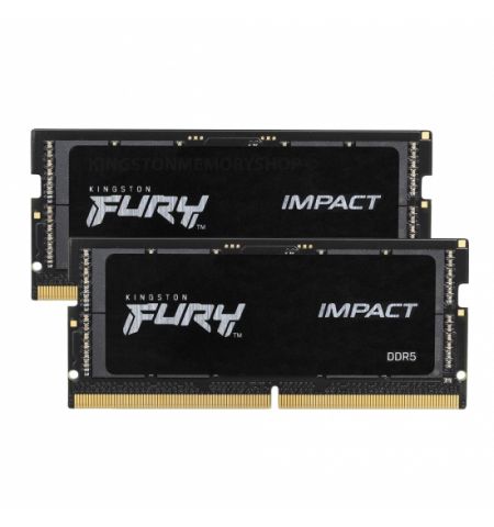 Оперативная память Kingston FURY® Impact DDR5-4800 SODIMM 32GB (Kit of 2*16GB)