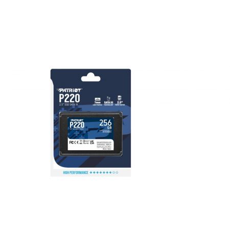 2,5" SSD Patriot P220 256GB 2,5" SSD Patriot P220 256GB