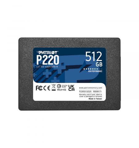 2,5" SSD Patriot P220 512GB