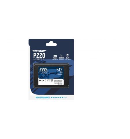 2,5" SSD Patriot P220 512GB 2,5" SSD Patriot P220 512GB