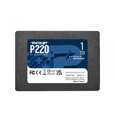 2,5" SSD Patriot P220 1.0TB