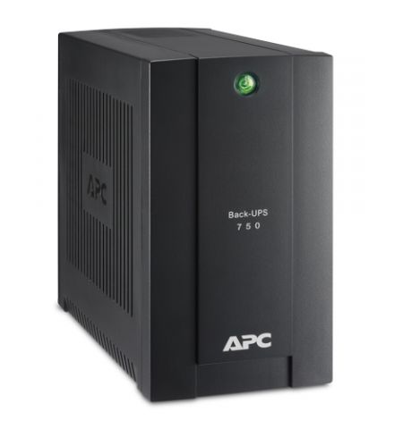 APC Back-UPS BC750-RS, 750VA/415W, 4 x CEE 7/7 Schuko (3 Battery Backup,