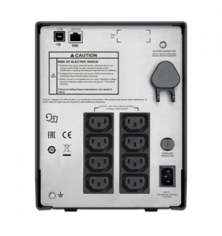 APC Smart-UPS C Rack Mounting 2U SMC2000I-2URS, 2000VA/1300W, AVR, APC Smart-UPS C Rack Mounting 2U SMC2000I-2URS, 2000VA/1300W, AVR,