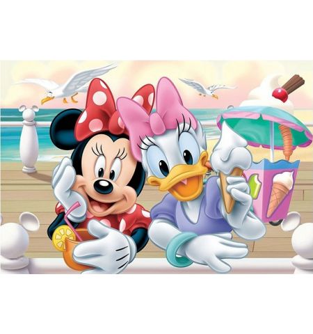 54130 Trefl Puzzles - "54 Mini" - Minnie & Daisi on holidays