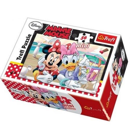 54130 Trefl Puzzles - "54 Mini" - Minnie & Daisi on holidays 54130 Trefl Puzzles - "54 Mini" - Minnie & Daisi on holidays