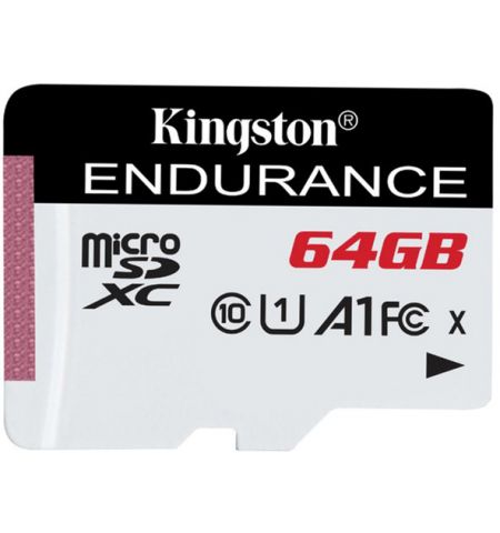 64GB microSD Class10 A1 UHS-I FC Kingston High Endurance, 600x, Up