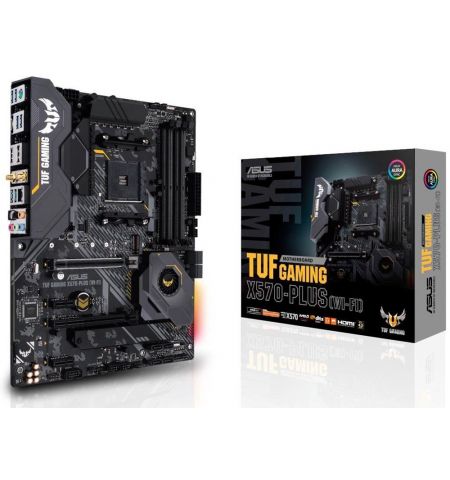 ASUS TUF GAMING X570-PLUS, Socket AM4, 14 Phases, AMD X570, Dual 4xDDR4-4400, ASUS TUF GAMING X570-PLUS, Socket AM4, 14 Phases, AMD X570, Dual 4xDDR4-4400,