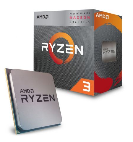AMD Ryzen™ 3 PRO 3200G, Socket AM4, 3.6-4.0GHz (4C/4T), 4MB L3,